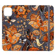 Wallet phone case-Hidcote-Vegan Leather Wallet Case Vegan leather. 3 slots for cards Fully printed exterior. Compatibility See drop down menu for options, please select the right case as we print to order.-Stringberry