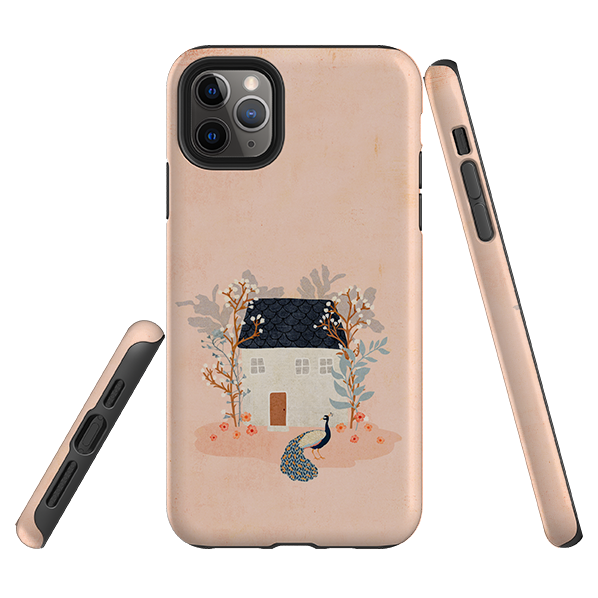 iPhone Tough Case - Home Pink By Katherine Quinn
