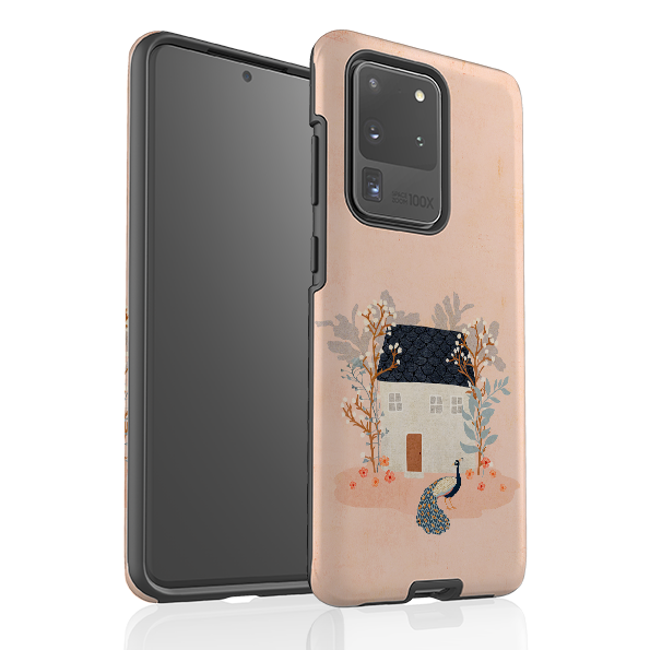 Samsung Tough Case - Home Pink By Katherine Quinn