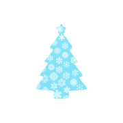 Christmas Decorations ICE XMAS- Wooden Xmas Tree And Fridge Magnet