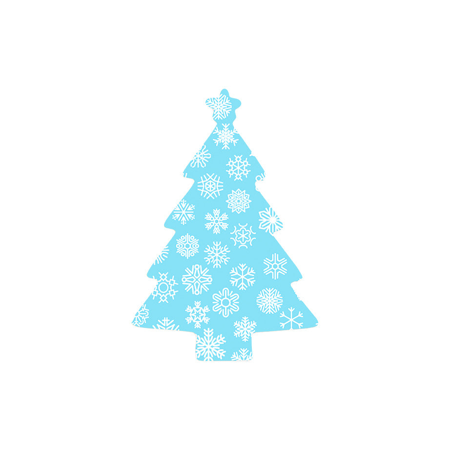 Christmas Decorations ICE XMAS- Wooden Xmas Tree And Fridge Magnet