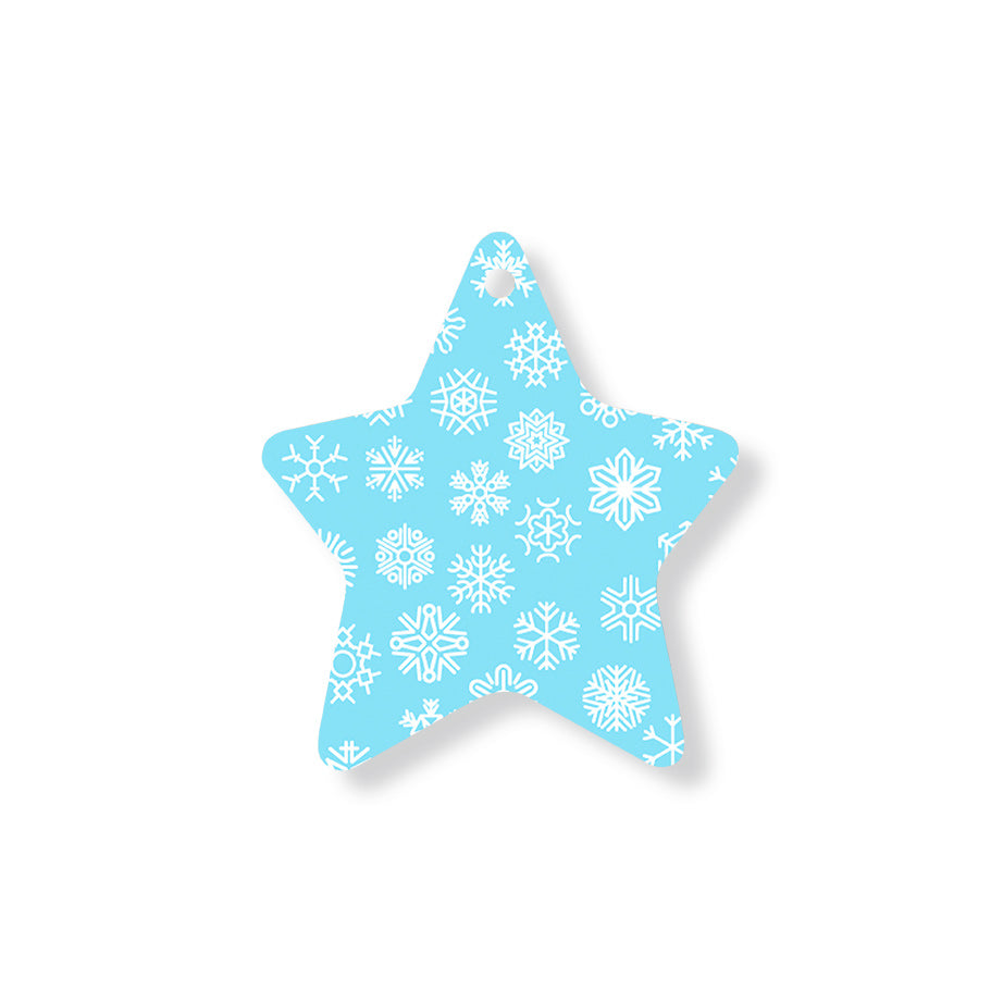 Christmas Decorations ICE XMAS- Wooden Xmas Star And Fridge Magnet