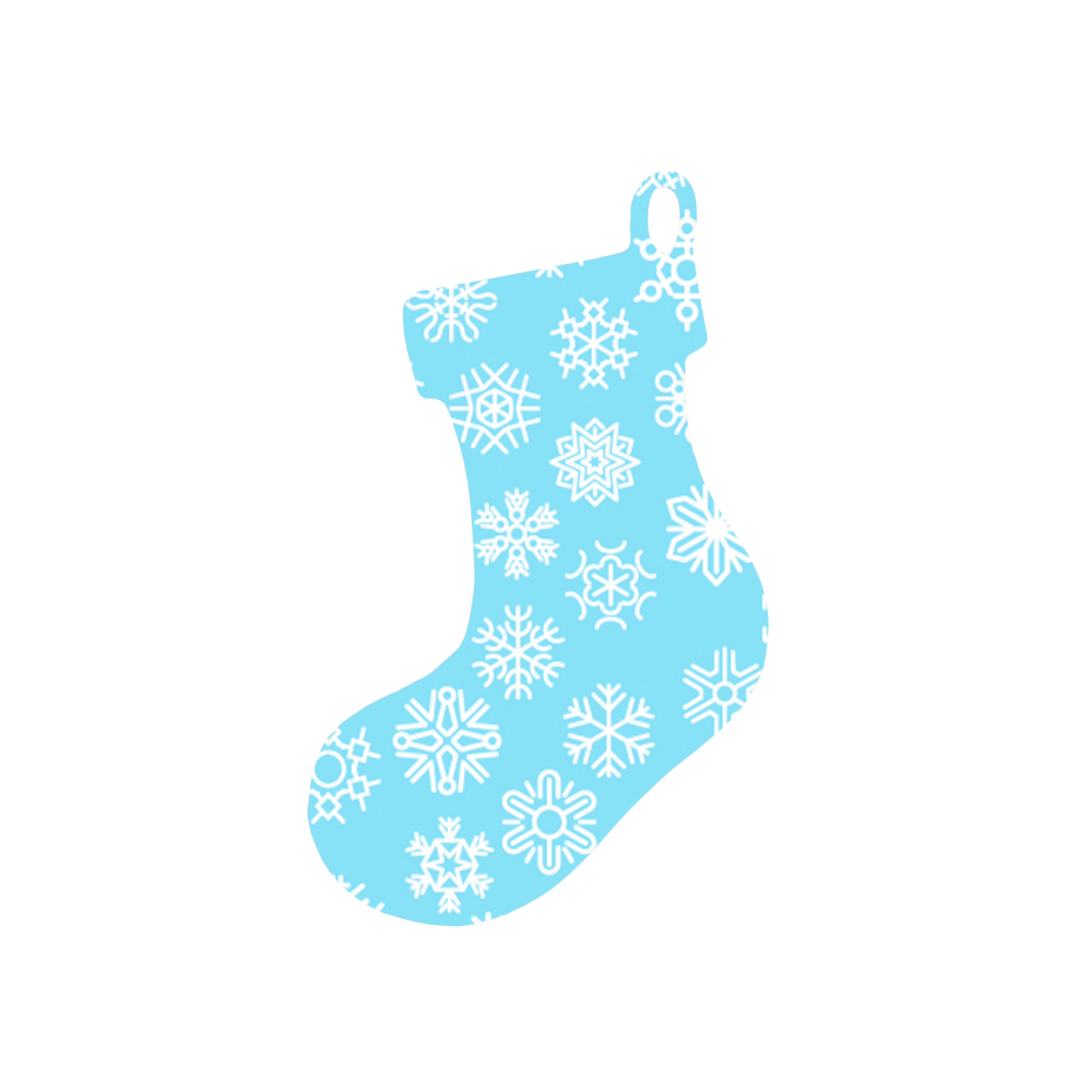 Christmas Decorations ICE XMAS- Wooden Xmas Stocking And Fridge Magnet