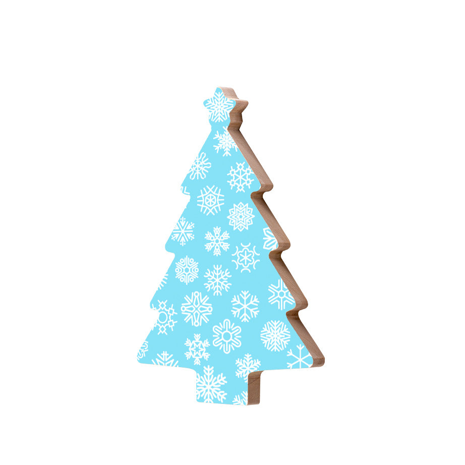 Christmas Decorations ICE XMAS- Wooden Xmas Tree And Fridge Magnet