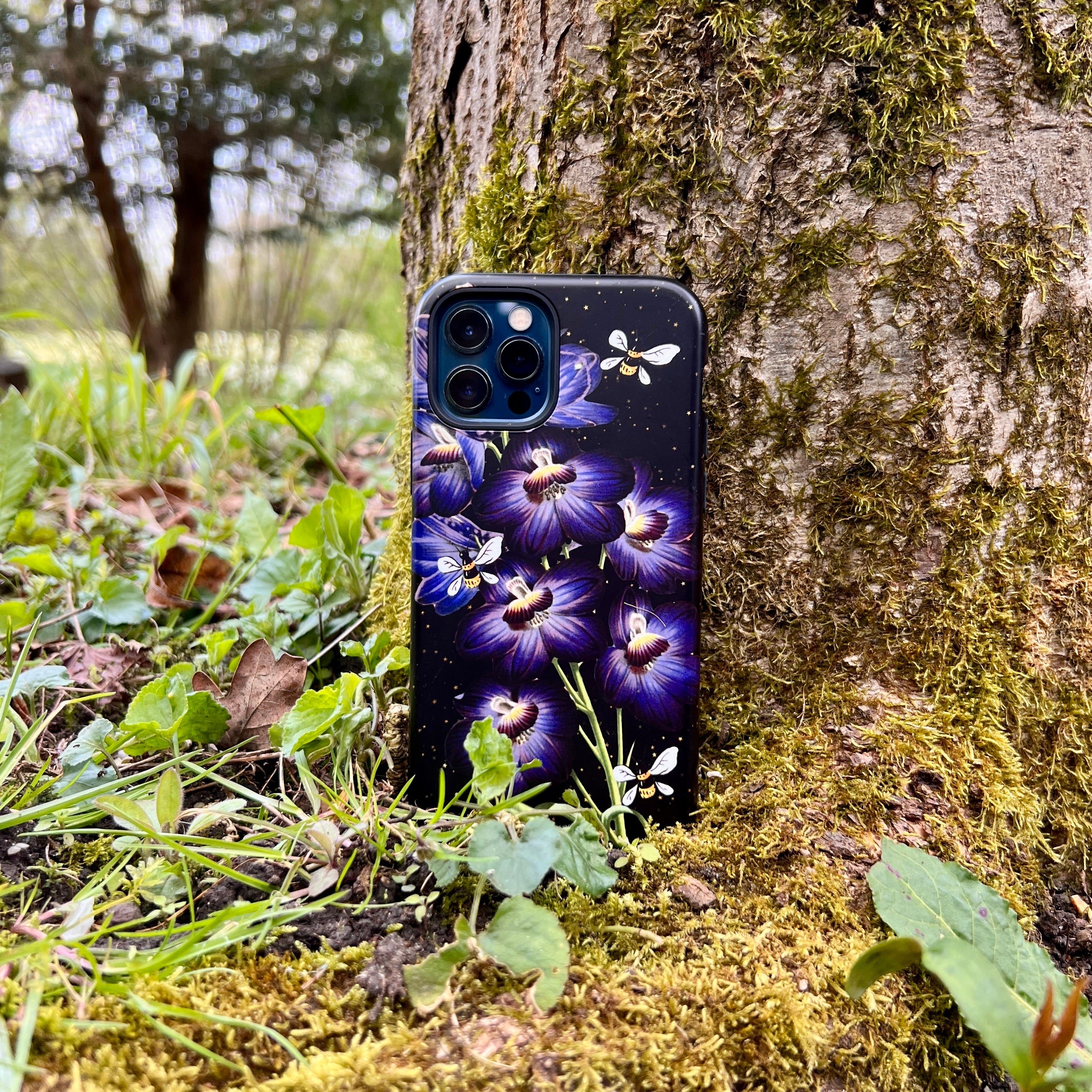 iPhone Tough Case - Night Bees