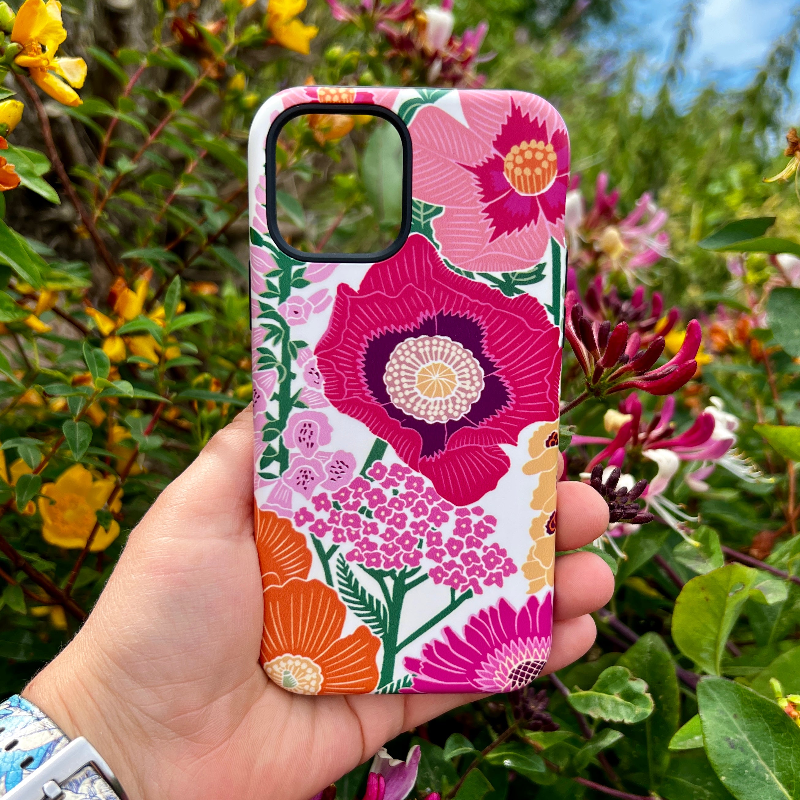 iPhone Tough Case - Flower Garden By Kate Heiss