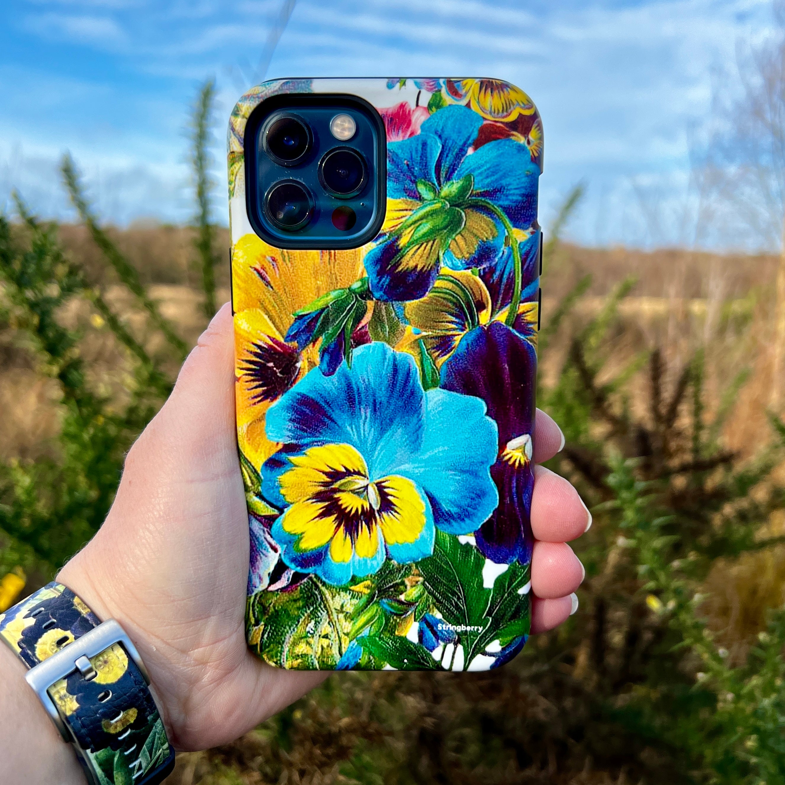 iPhone Tough Case - Blue Garden