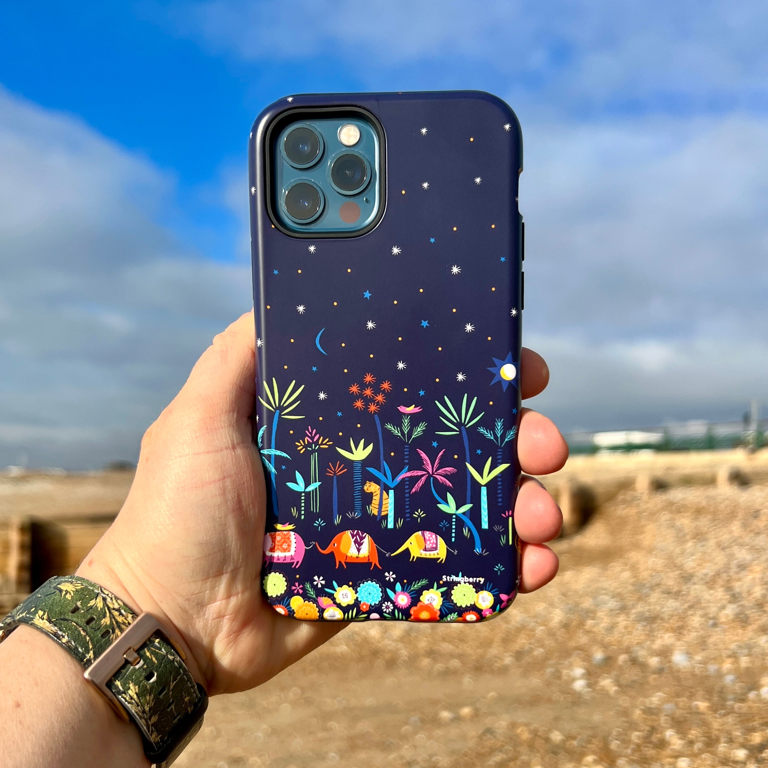 iPhone Tough Case - Night Time By Ali Brookes