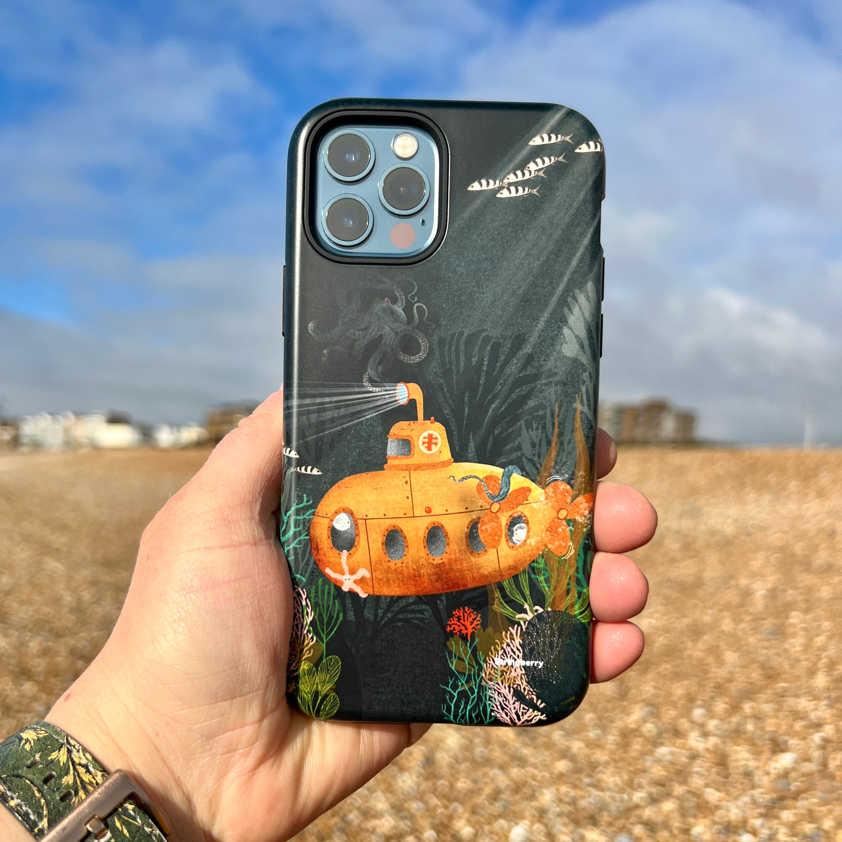 iPhone Tough Case - Submarine By Katherine Quinn