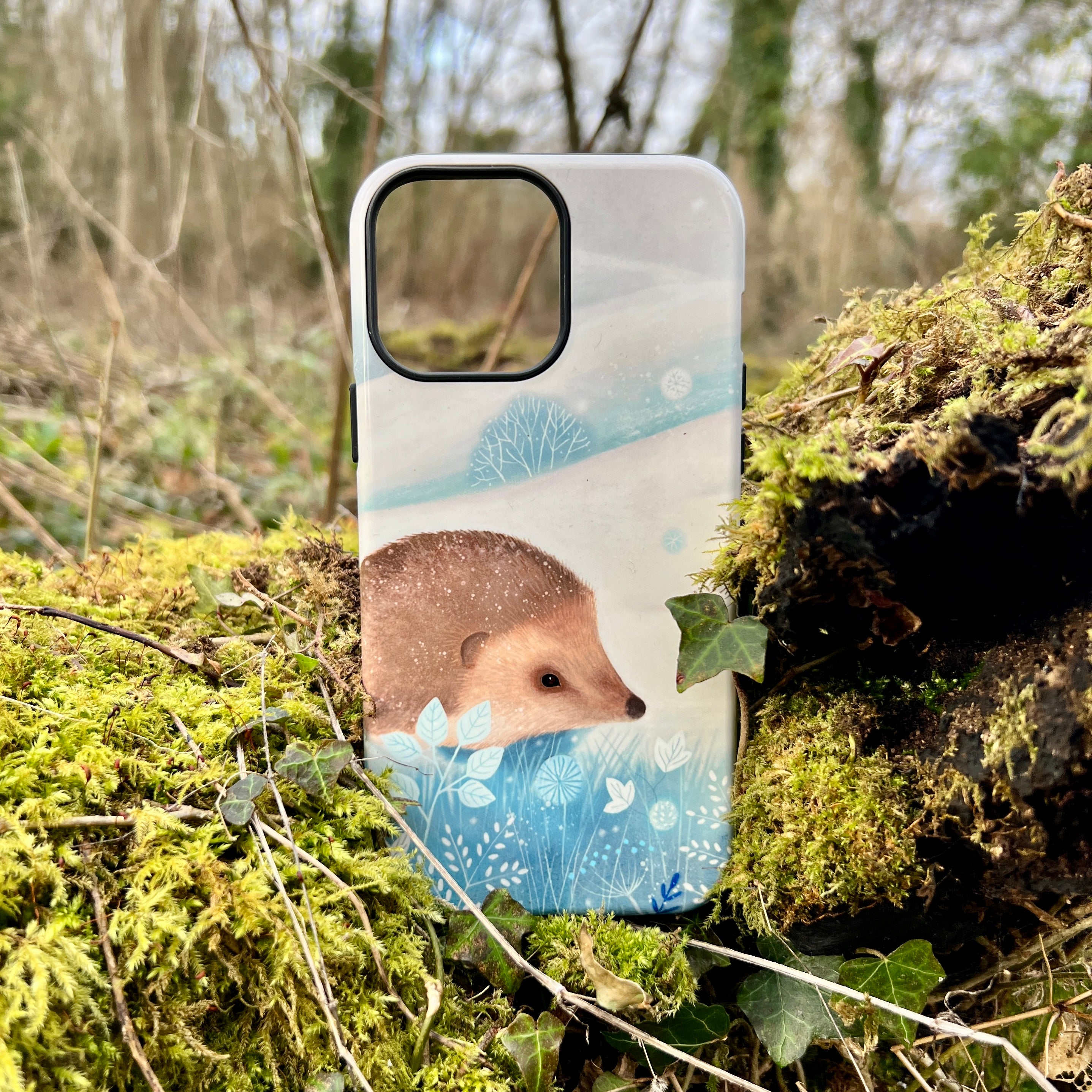 iPhone Tough Case - Winter Hedgehog By Bex Parkin