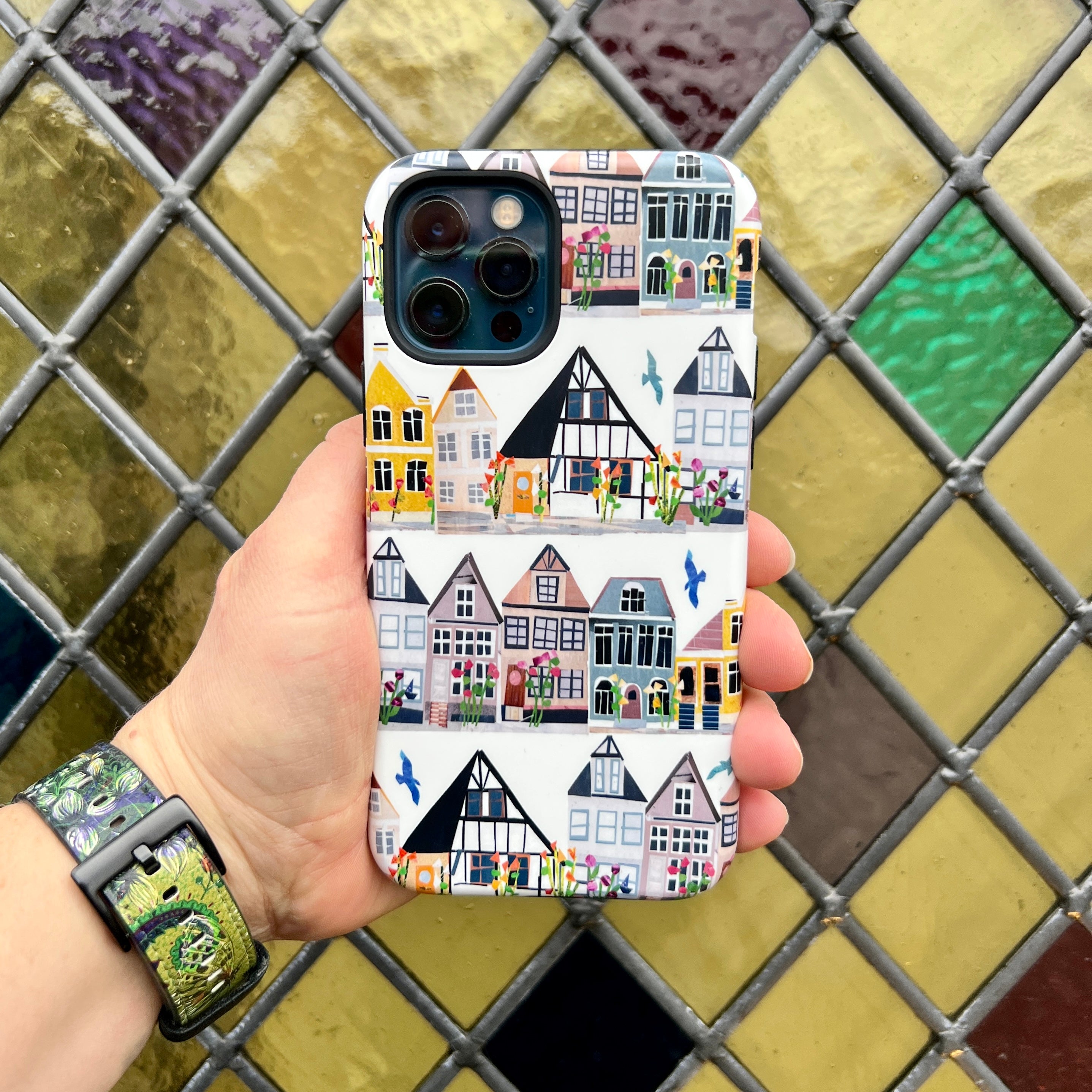 iPhone Tough Case - Danish Houses By Tracey English