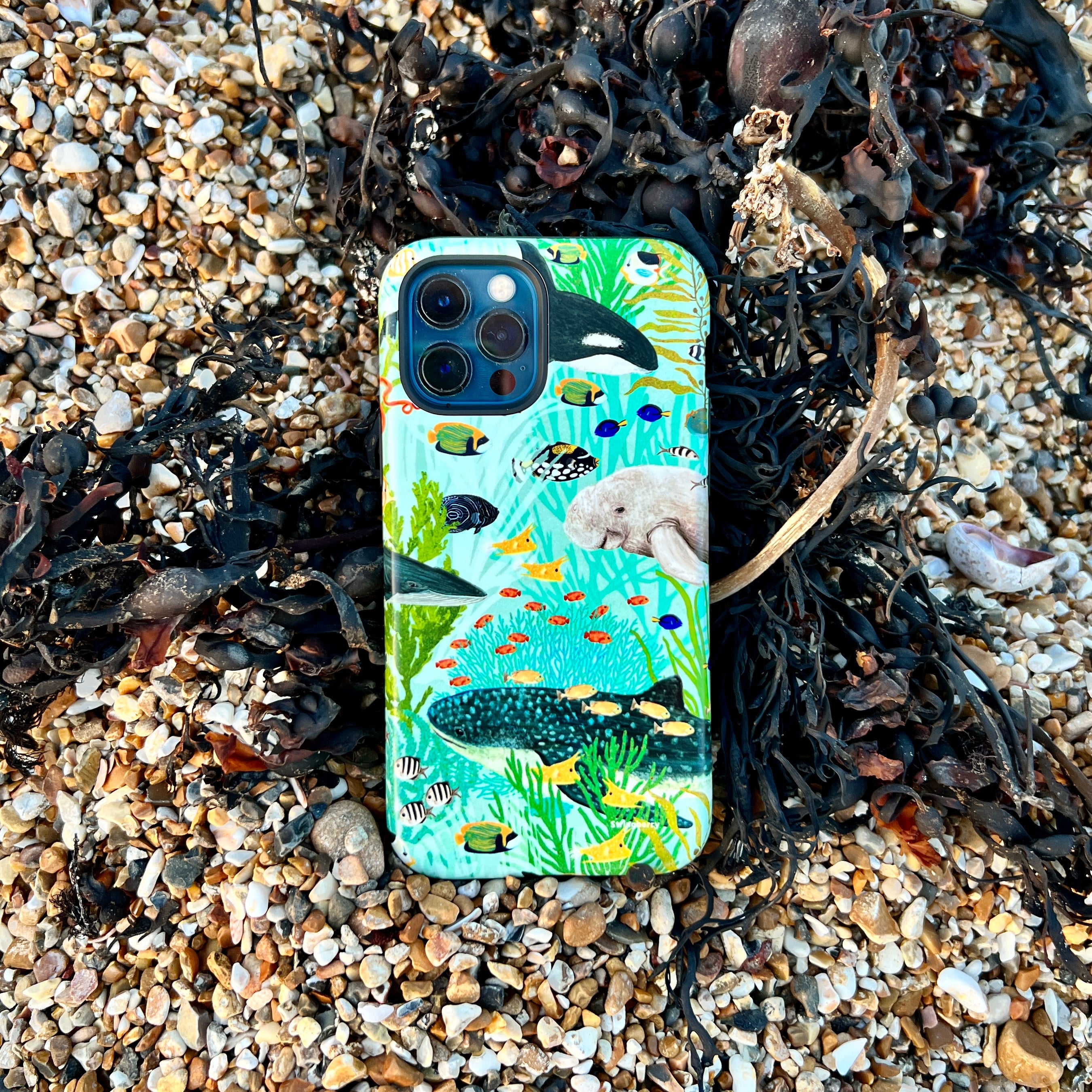 iPhone Tough Case - Sea Life By Katherine Quinn