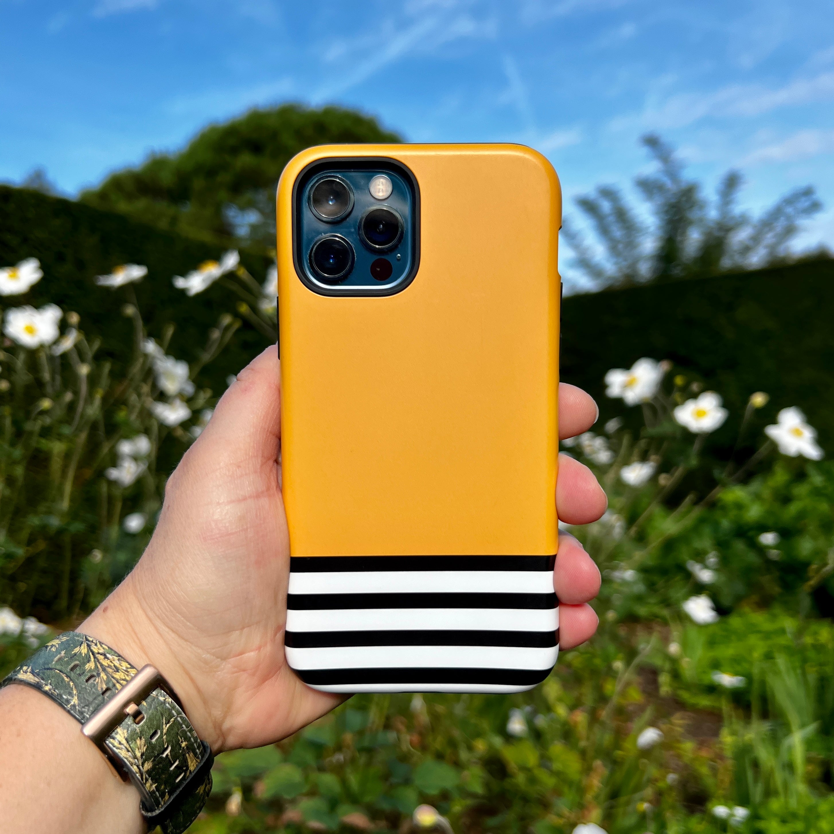 iPhone Tough Case - Honey And Stripes