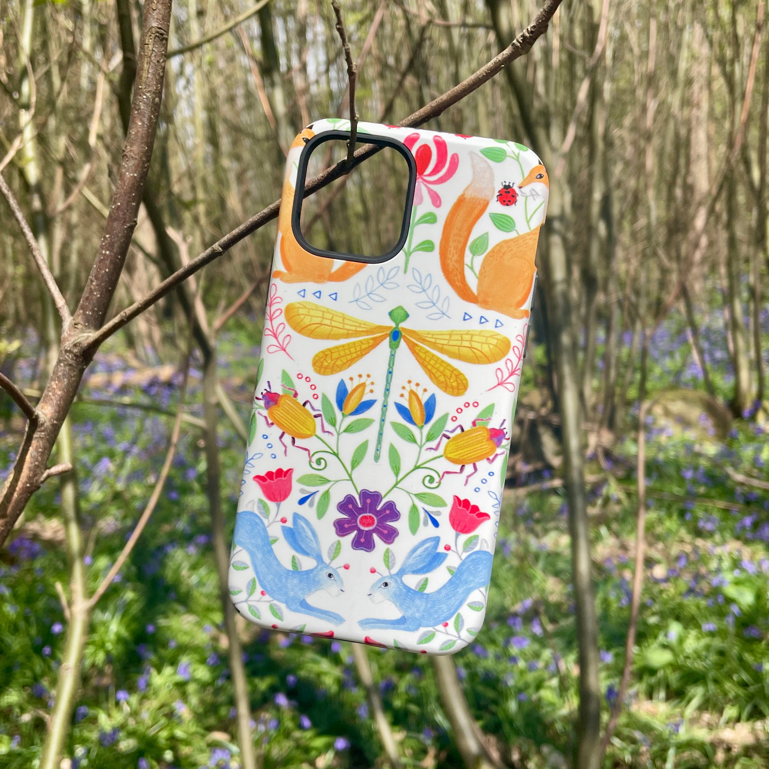 iPhone Tough Case - Folk Garden By Bex Parkin