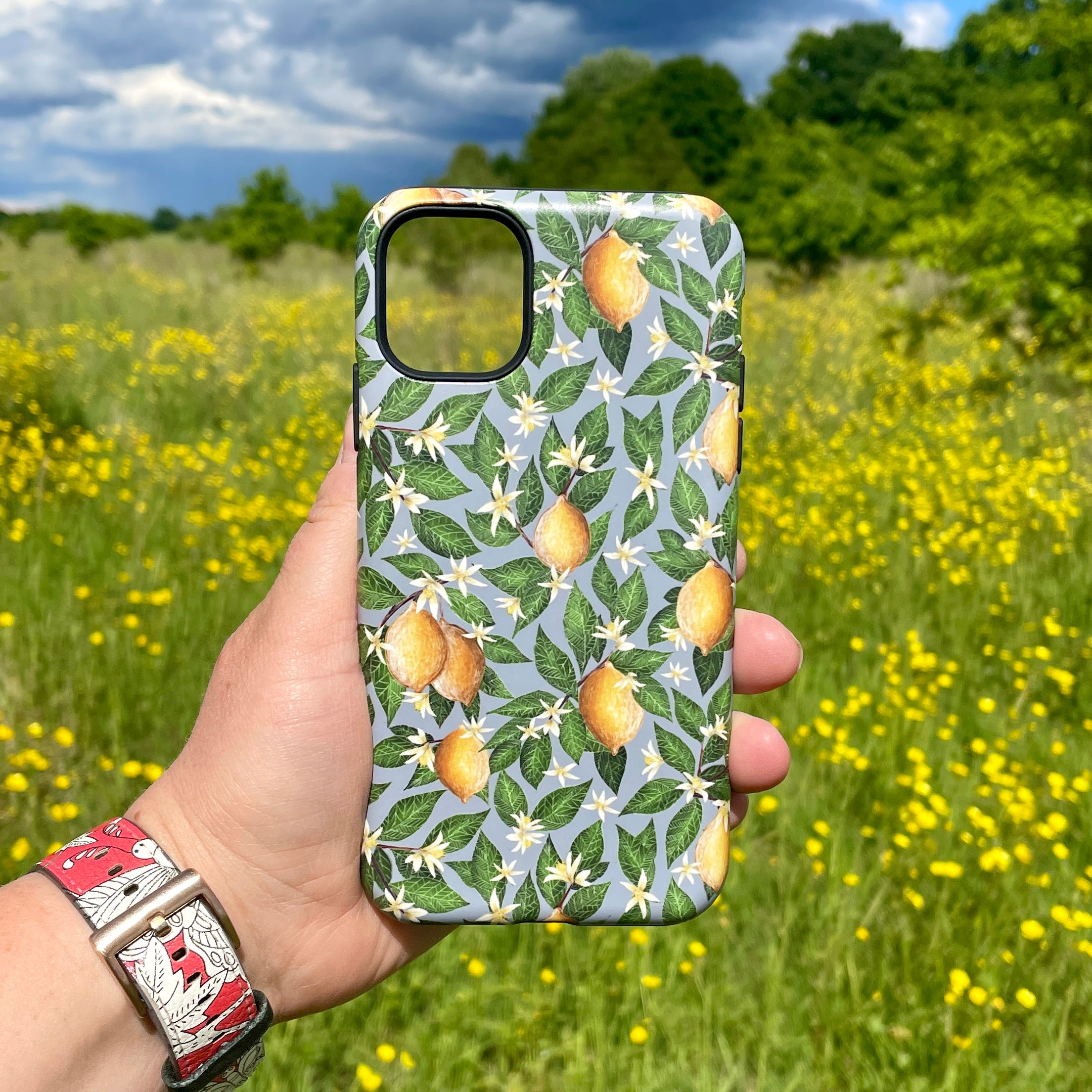 iPhone Tough Case - Lemons By Catherine Rowe