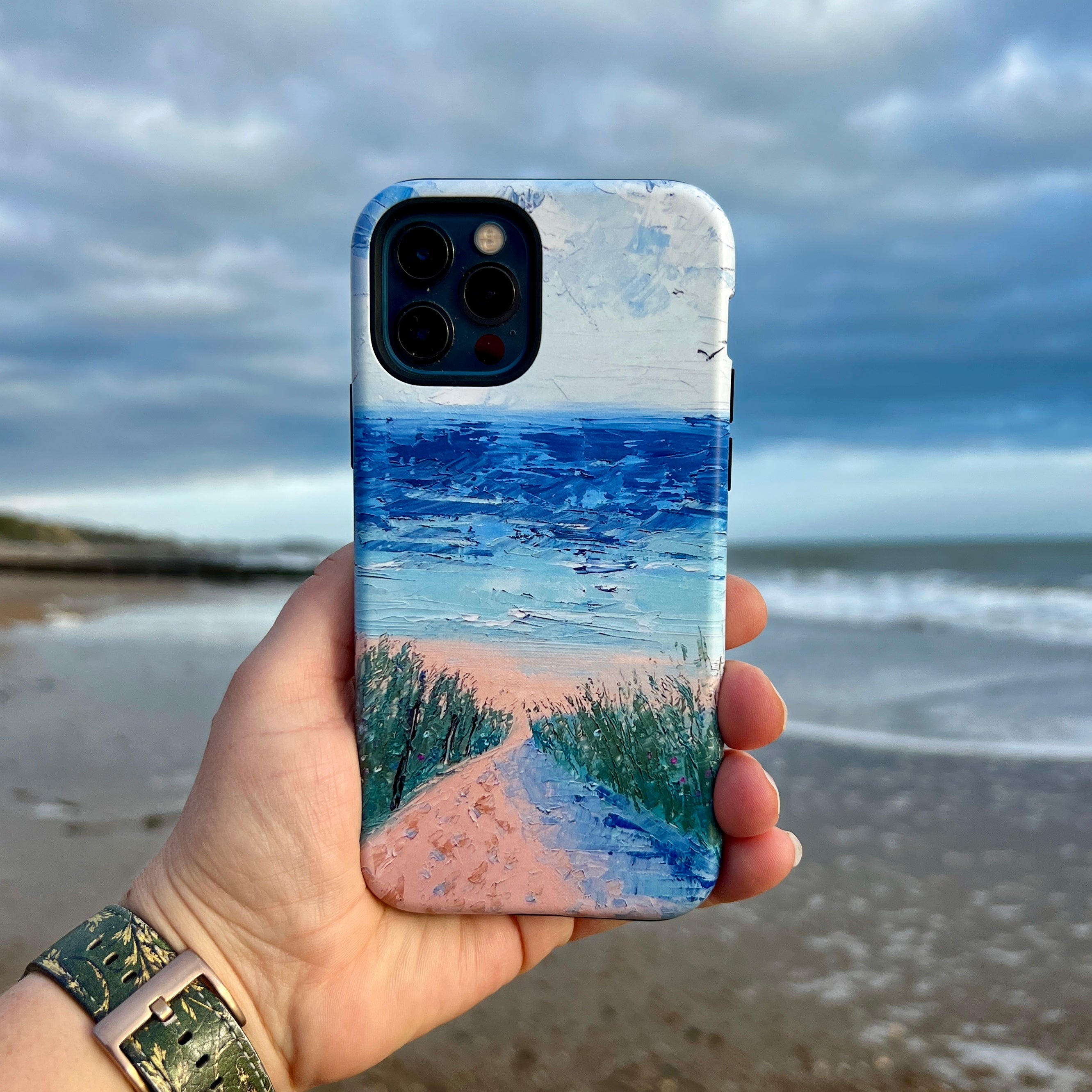 iPhone Tough Case - Beach Path By Mary Stubberfield