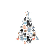 Christmas Decorations JIGGLES- Wooden Xmas Tree And Fridge Magnet