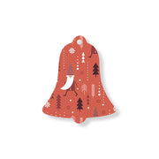 Christmas Decorations JOLLY JOLLY- Wooden Xmas Bell And Fridge Magnet