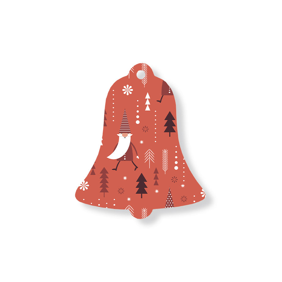 Christmas Decorations JOLLY JOLLY- Wooden Xmas Bell And Fridge Magnet