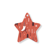 Christmas Decorations JOLLY JOLLY- Wooden Xmas Star And Fridge Magnet