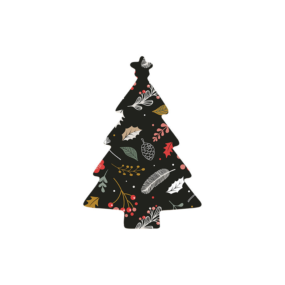 Christmas Decorations JOY AND WONDER- Wooden Xmas Tree And Fridge Magnet