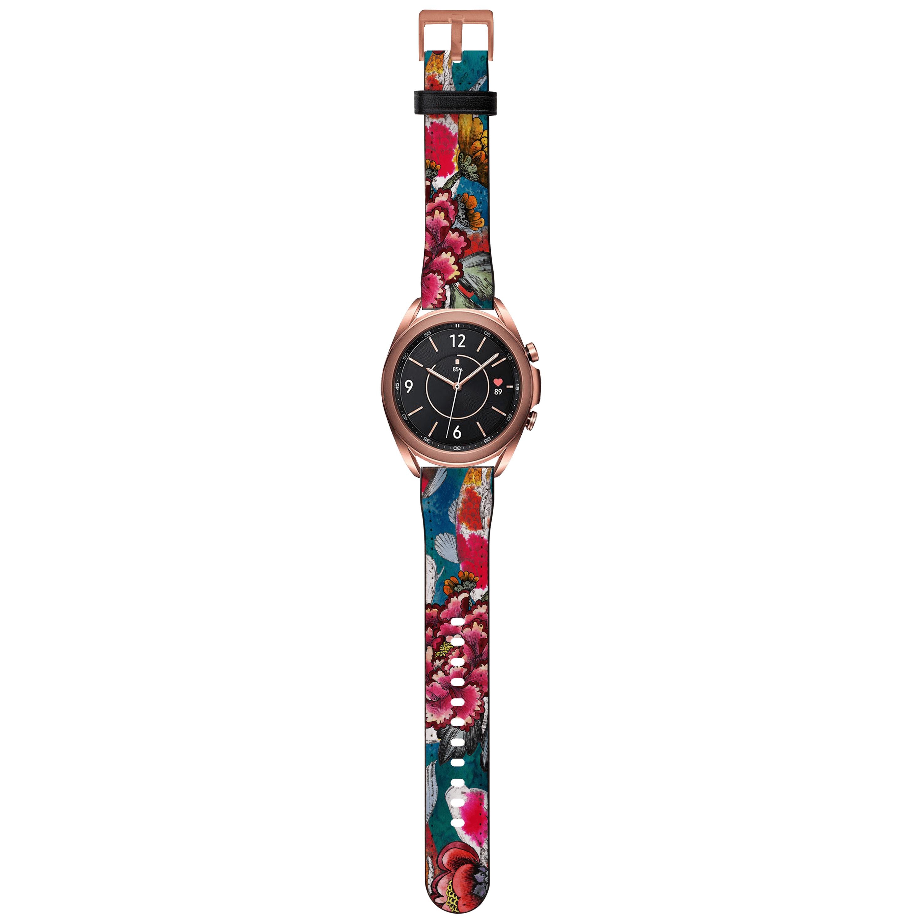 Apple Watch Straps-Kasai Android Watch Strap-Paper Leather Samsung Watch Straps Product Details Get trendy with our Paper leather Samsung Watch bands. Available for all models of Samsung watch. High quality Paper Leather Fully printed on all exterior sides. Samsung Watch Band 40mm/42mm Samsung Watch Band 45mm/46mm-Stringberry