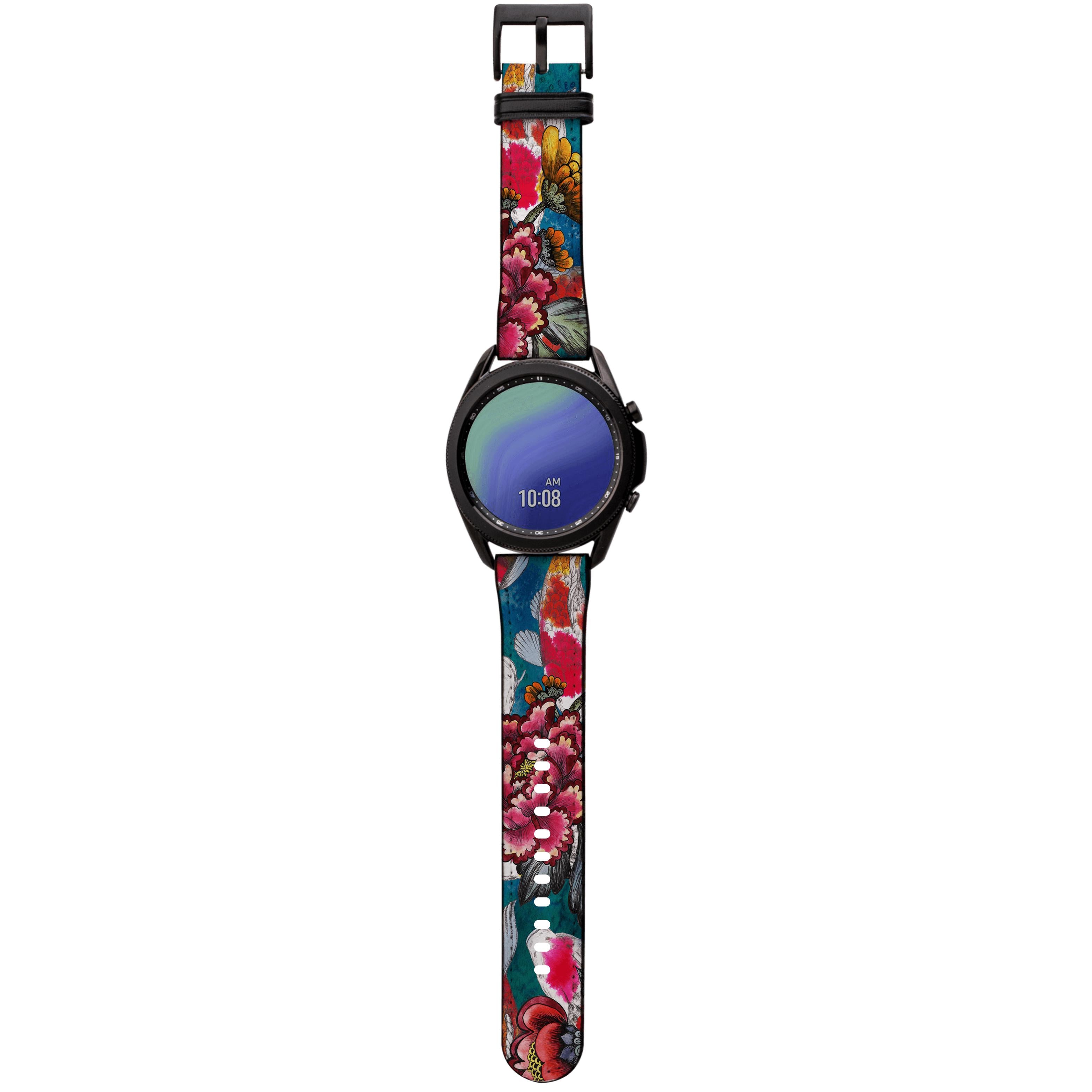 Apple Watch Straps-Kasai Android Watch Strap-Paper Leather Samsung Watch Straps Product Details Get trendy with our Paper leather Samsung Watch bands. Available for all models of Samsung watch. High quality Paper Leather Fully printed on all exterior sides. Samsung Watch Band 40mm/42mm Samsung Watch Band 45mm/46mm-Stringberry