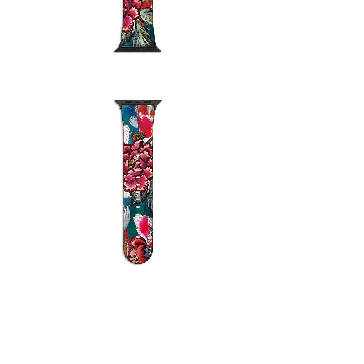 Apple Watch Straps-Kasai Apple Watch Strap-All Products Are Printed To Order No returns will be entertained if you select the wrong model. Please ensure you select the right model Get trendy with our vegan leather Apple Watch bands. Available for all models of Apple watch. Product Details Vegan Leather Apple Watch Straps High quality Vegan Leather Fully printed on all exterior sides. Apple Watch Band 38mm/40mm Apple Watch Band 42mm/44mm-Stringberry