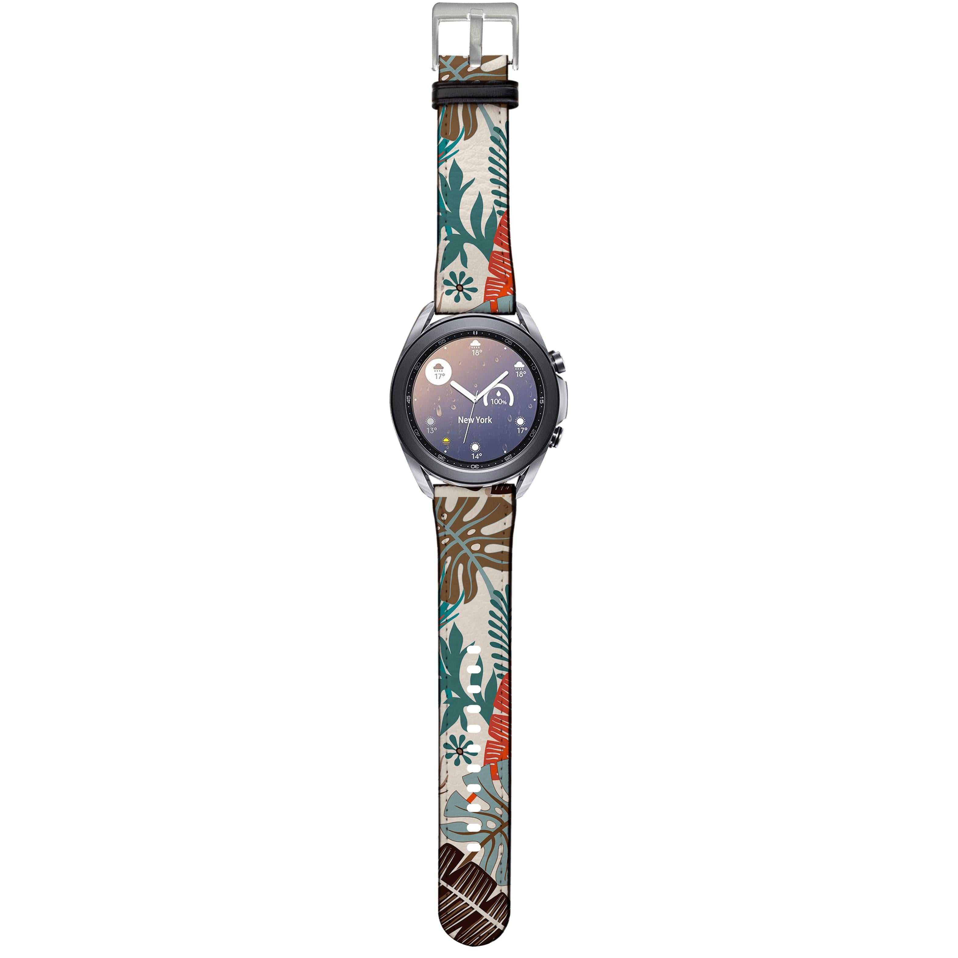 Apple Watch Straps-Kew Gardens Android Watch Strap-Paper Leather Samsung Watch Straps Product Details Get trendy with our Paper leather Samsung Watch bands. Available for all models of Samsung watch. High quality Paper Leather Fully printed on all exterior sides. Samsung Watch Band 40mm/42mm Samsung Watch Band 45mm/46mm-Stringberry