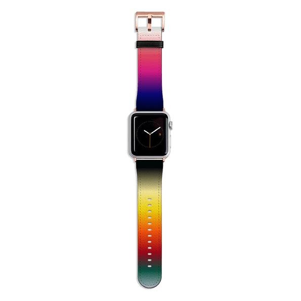 Apple Watch Straps-Apple Watch Strap Chroma By Kitty Joseph-All Products Are Printed To Order No returns will be entertained if you select the wrong model. Please ensure you select the right model Get trendy with our vegan leather Apple Watch bands. Available for all models of Apple watch. Product Details Vegan Leather Apple Watch Straps High quality Vegan Leather Fully printed on all exterior sides. Apple Watch Band 38mm/40mm Apple Watch Band 42mm/44mm-Stringberry
