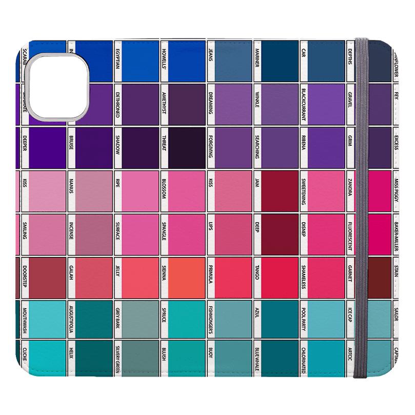 Wallet phone case-Chromology II Wallet Case By Kitty Joseph-All Products Are Printed To OrderNo returns will be entertained if you select the wrong model. Please ensure you select the right modelDesigned to be stylish as well as protective. Made from a combination of Vegan leather and printed with a classy satin finish, our cases will surely make you stand out from the crowd.Product DetailsVegan Leather Wallet Folio Case Vegan leather. 3 slots for cards Fully printed exterior. CompatibilitySee d