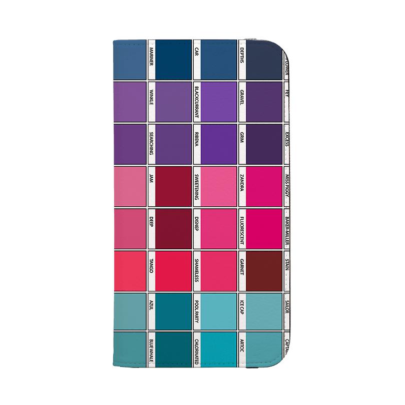 Wallet phone case-Chromology II Wallet Case By Kitty Joseph-All Products Are Printed To OrderNo returns will be entertained if you select the wrong model. Please ensure you select the right modelDesigned to be stylish as well as protective. Made from a combination of Vegan leather and printed with a classy satin finish, our cases will surely make you stand out from the crowd.Product DetailsVegan Leather Wallet Folio Case Vegan leather. 3 slots for cards Fully printed exterior. CompatibilitySee d