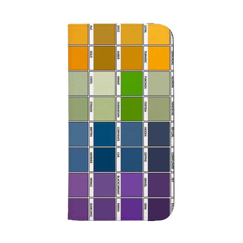 Wallet phone case-Chromology I Wallet Case By Kitty Joseph-All Products Are Printed To OrderNo returns will be entertained if you select the wrong model. Please ensure you select the right modelDesigned to be stylish as well as protective. Made from a combination of Vegan leather and printed with a classy satin finish, our cases will surely make you stand out from the crowd.Product DetailsVegan Leather Wallet Folio Case Vegan leather. 3 slots for cards Fully printed exterior. CompatibilitySee dr