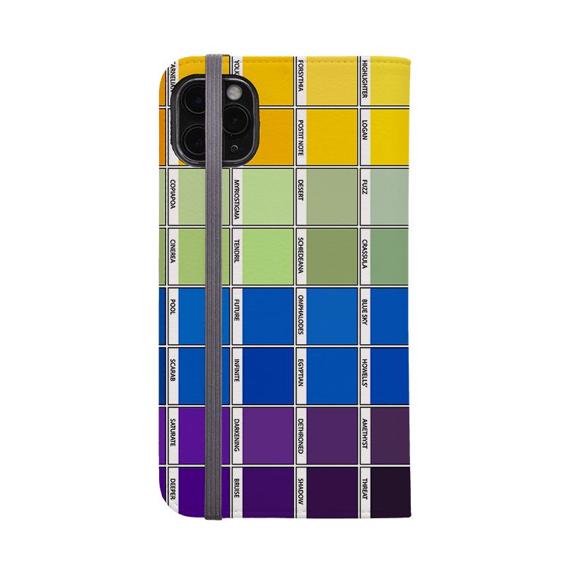 Wallet phone case-Chromology I Wallet Case By Kitty Joseph-All Products Are Printed To OrderNo returns will be entertained if you select the wrong model. Please ensure you select the right modelDesigned to be stylish as well as protective. Made from a combination of Vegan leather and printed with a classy satin finish, our cases will surely make you stand out from the crowd.Product DetailsVegan Leather Wallet Folio Case Vegan leather. 3 slots for cards Fully printed exterior. CompatibilitySee dr