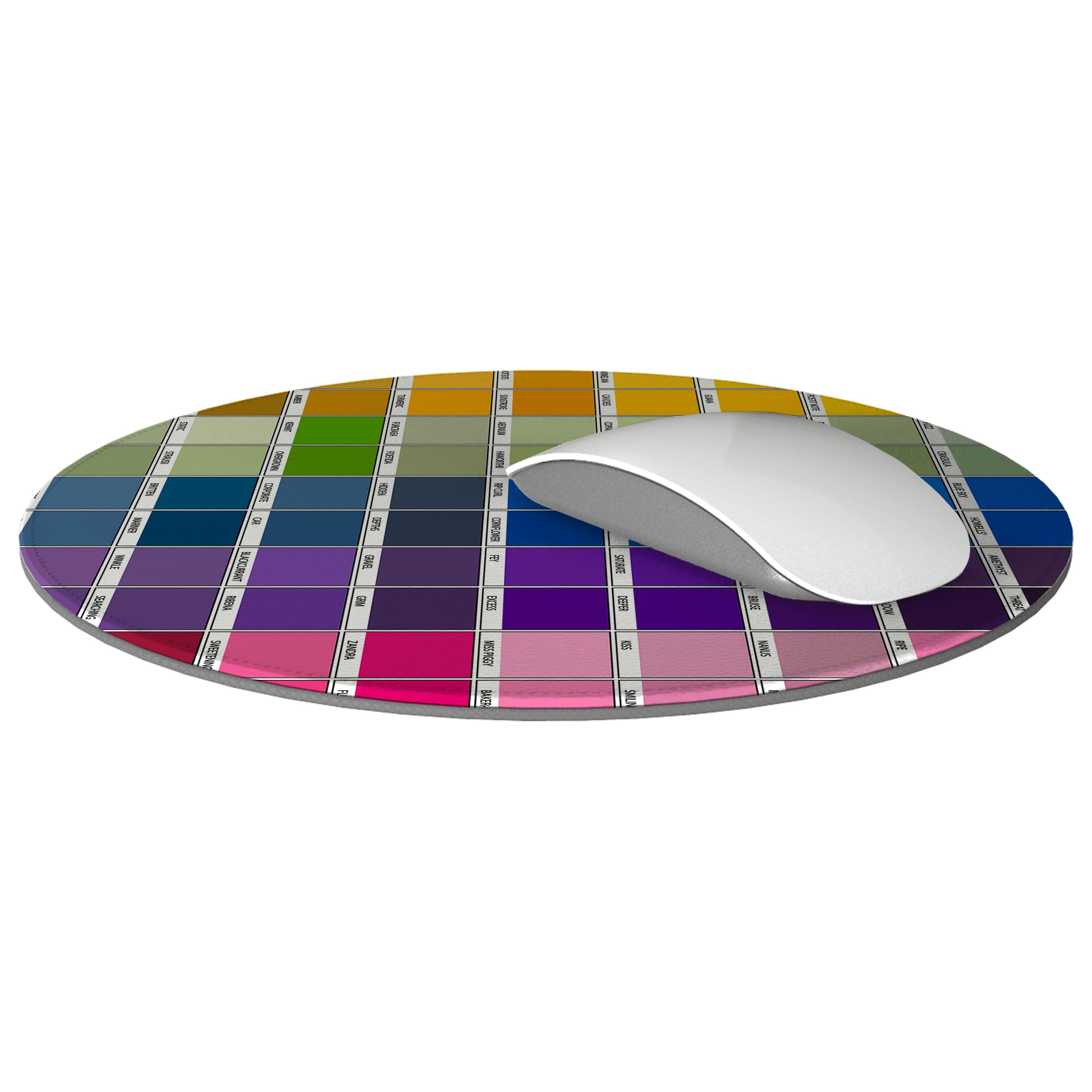Chromology Vegan Leather Mouse Mat By Kitty Joseph