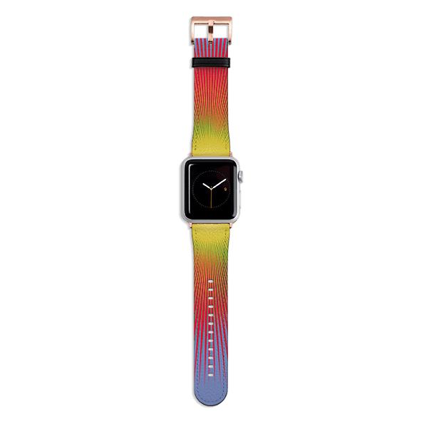 Apple Watch Straps-Apple Watch Strap Halos Sol By Kitty Joseph-All Products Are Printed To Order No returns will be entertained if you select the wrong model. Please ensure you select the right model Get trendy with our vegan leather Apple Watch bands. Available for all models of Apple watch. Product Details Vegan Leather Apple Watch Straps High quality Vegan Leather Fully printed on all exterior sides. Apple Watch Band 38mm/40mm Apple Watch Band 42mm/44mm-Stringberry