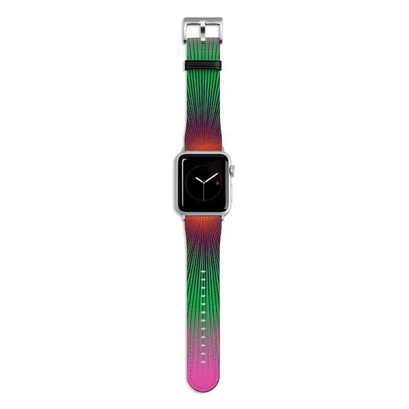 Apple Watch Straps-Apple Watch Strap Pink Halos By Kitty Joseph-All Products Are Printed To Order No returns will be entertained if you select the wrong model. Please ensure you select the right model Get trendy with our vegan leather Apple Watch bands. Available for all models of Apple watch. Product Details Vegan Leather Apple Watch Straps High quality Vegan Leather Fully printed on all exterior sides. Apple Watch Band 38mm/40mm Apple Watch Band 42mm/44mm-Stringberry