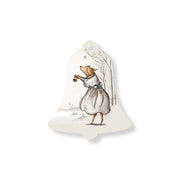 Christmas Decorations LADY XMAS- Wooden Xmas Bell And Fridge Magnet