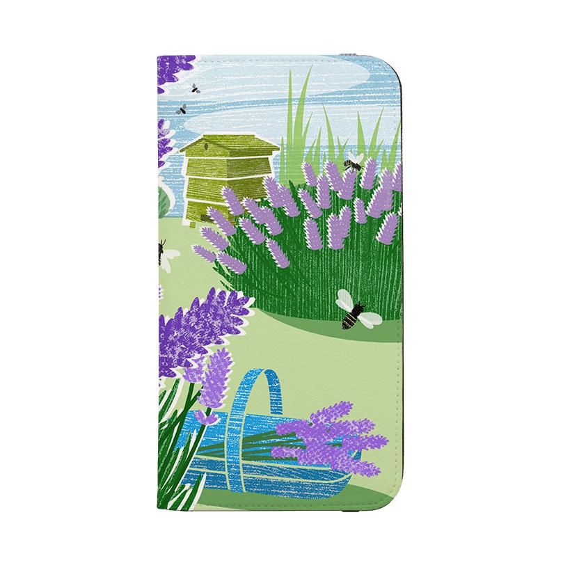 Wallet phone case-Lavender Garden By Liane Payne-Vegan Leather Wallet Case Vegan leather. 3 slots for cards Fully printed exterior. Compatibility See drop down menu for options, please select the right case as we print to order.-Stringberry