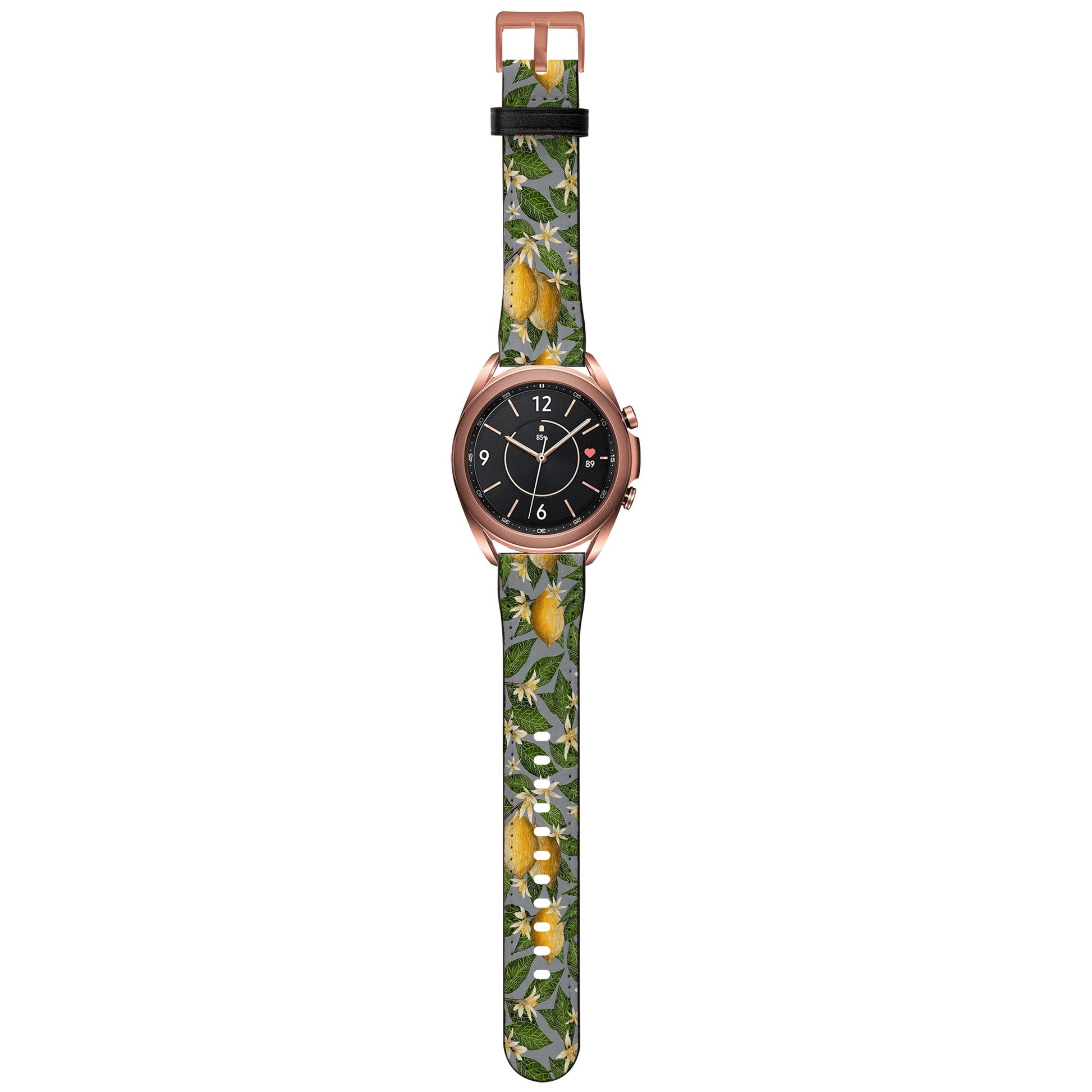 Apple Watch Straps-Lemons Android Watch Strap-Paper Leather Samsung Watch Straps Product Details Get trendy with our Paper leather Samsung Watch bands. Available for all models of Samsung watch. High quality Paper Leather Fully printed on all exterior sides. Samsung Watch Band 40mm/42mm Samsung Watch Band 45mm/46mm-Stringberry