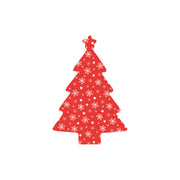 Christmas Decorations LET IT SNOW- Wooden Xmas Tree And Fridge Magnet