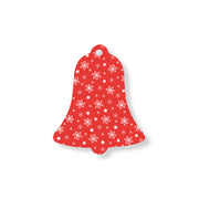 Christmas Decorations LET IT SNOW- Wooden Xmas Bell And Fridge Magnet