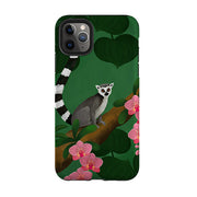 iPhone Tough Case - Lemur And Orchids By Bex Parkin