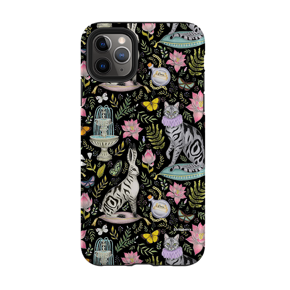 iPhone Tough Case - Lotus Garden By Catherine Rowe