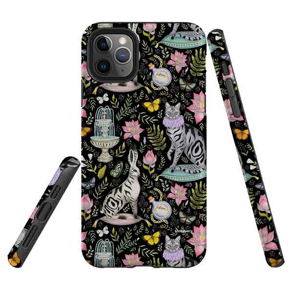 iPhone Tough Case - Lotus Garden By Catherine Rowe