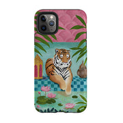 iPhone Tough Case - Lotus Tiger By Bex Parkin