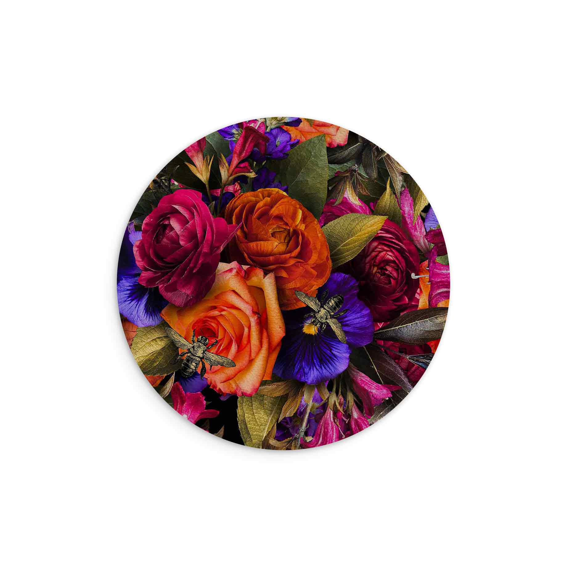 Luminous Bees Vegan Leather Mouse Mat