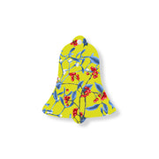 Christmas Decorations MAGICAL XMAS YELLOW- Wooden Xmas Bell And Fridge Magnet