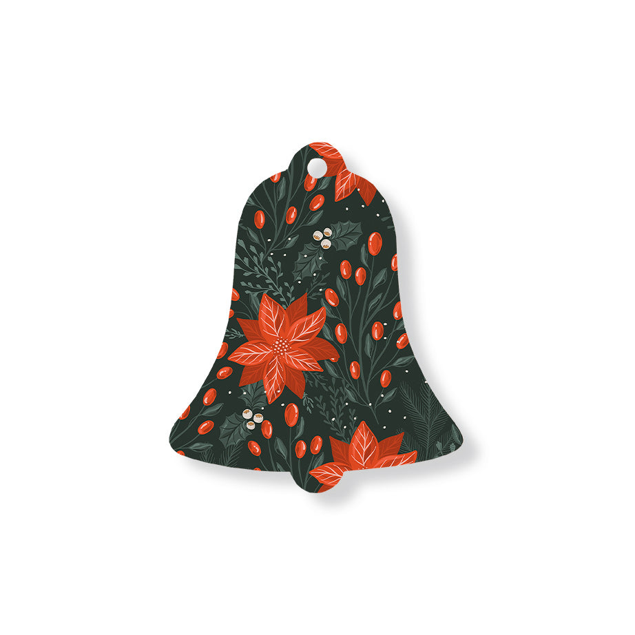 Christmas Decorations MAGIC OF THE HOLIDAYS- Wooden Xmas Bell And Fridge Magnet
