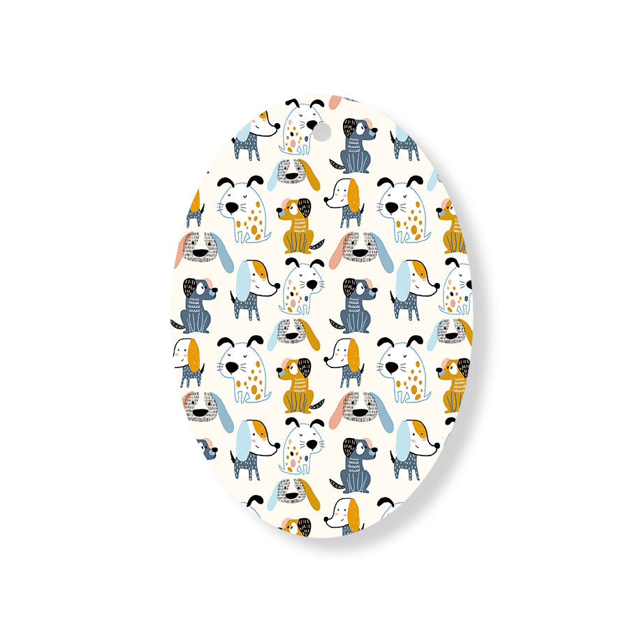 Christmas Decorations MARY PUPPINS- Wooden Xmas Oval Decoration and Fridge Magnet